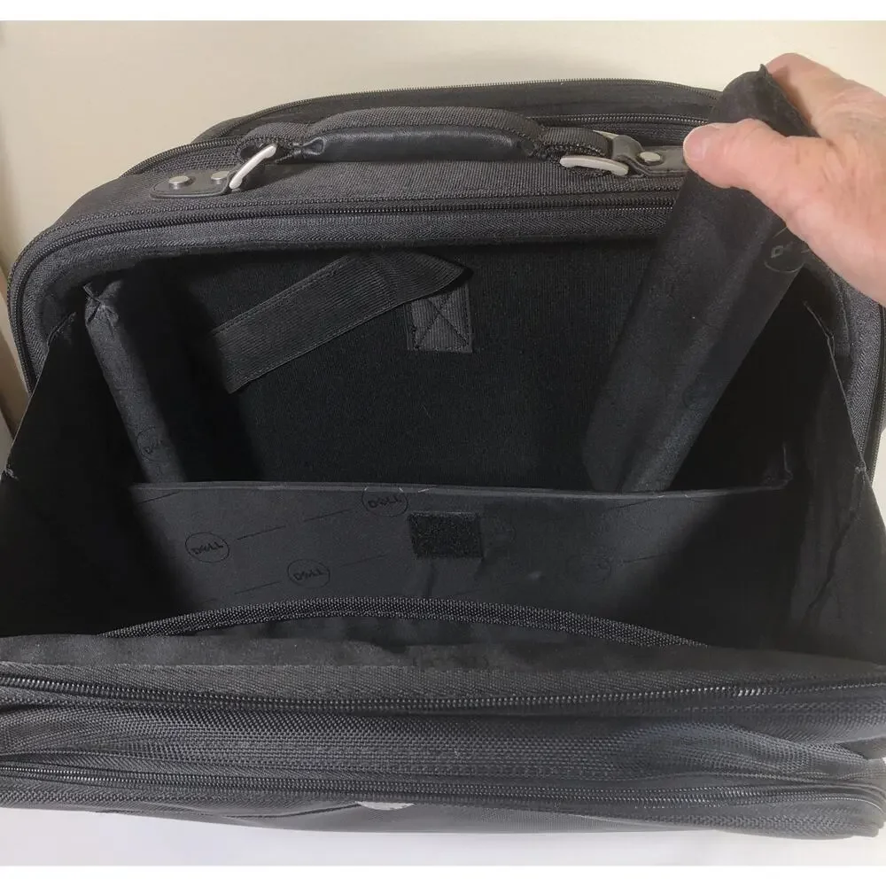 Laptop Briefcase Bag Dell Removable Padding Handle & Shoulder Strap
